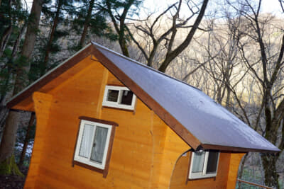 屋根は切妻ではなく片流れにする予定。ただし積雪が60cm以上になることもある地域なので、それなりの角度を付けなければならない