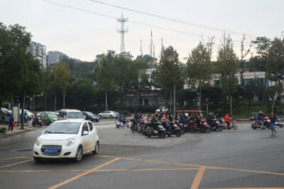 中国といえば大量のバイク