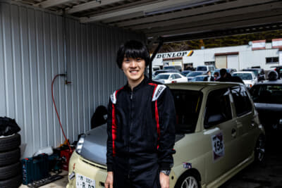 東北660選手権の5クラスにもエントリーした岩崎悠人さん。スプリントレースの経験もドライバーとしての成長に大きく貢献するはず